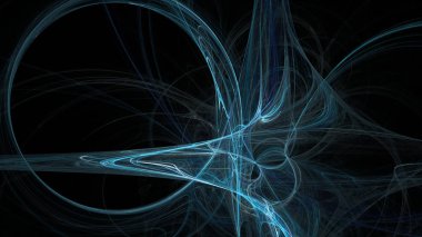 Fantezi kaotik renkli fraktal desen. Soyut Fraktal şekiller. 3D render resimde arka plan veya duvar kağıdı.