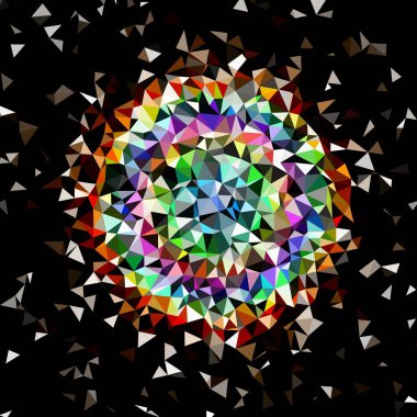 Arka plan çok renkli geometrik poligonal.