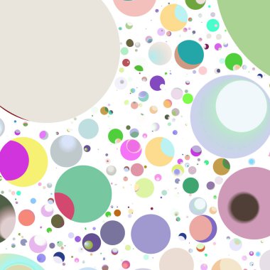 Çok renkli geometrik daire arka plan seamless modeli.