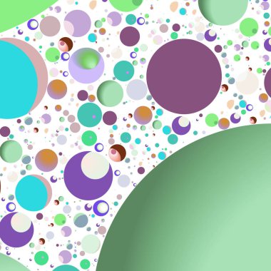 Çok renkli geometrik daire arka plan seamless modeli.