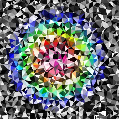 Arka plan çok renkli geometrik poligonal.