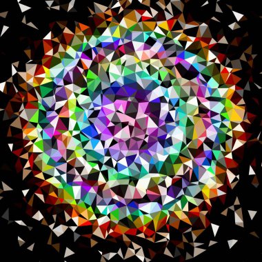 Arka plan çok renkli geometrik poligonal.
