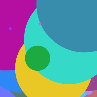 Daire geometrik yeni arka plan çok renkli desen.