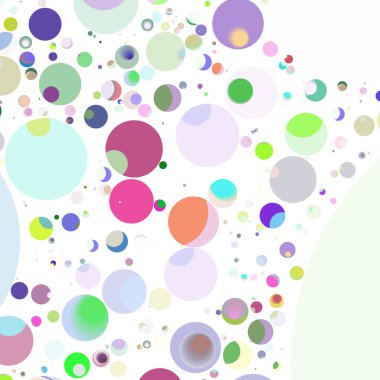 Çok renkli geometrik daire arka plan seamless modeli.