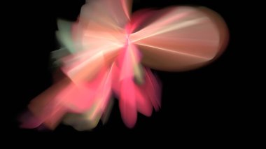 Fantezi kaotik renkli fraktal desen. Soyut Fraktal şekiller. 3D render resimde arka plan veya duvar kağıdı.