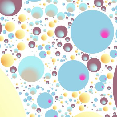 Çok renkli geometrik daire arka plan seamless modeli.