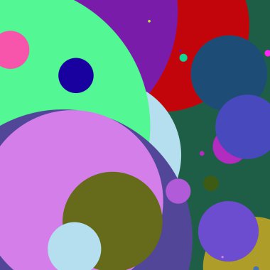 Daire geometrik yeni arka plan çok renkli desen.