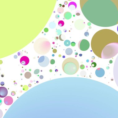 Çok renkli geometrik daire arka plan seamless modeli.