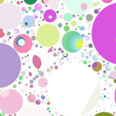 Çok renkli geometrik daire arka plan seamless modeli.