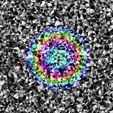 Arka plan çok renkli geometrik poligonal.