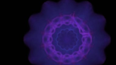 Fantezi kaotik renkli fraktal desen. Soyut Fraktal şekiller. 3D render resimde arka plan veya duvar kağıdı.