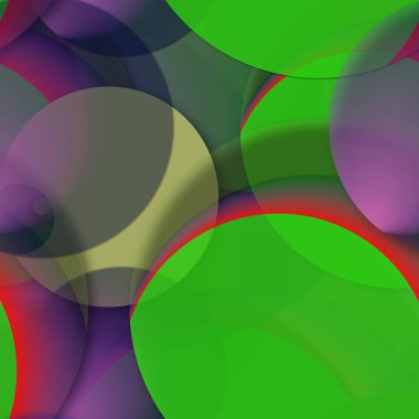 Çok renkli geometrik daire arka plan seamless modeli.