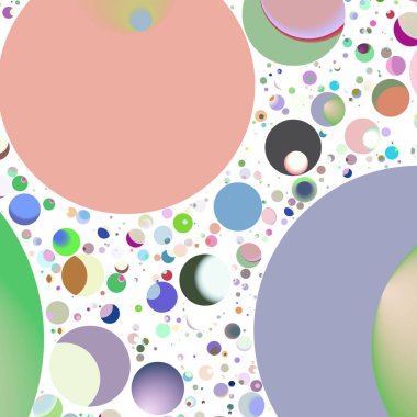 Çok renkli geometrik daire arka plan seamless modeli.