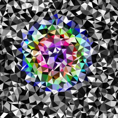 Arka plan çok renkli geometrik poligonal.