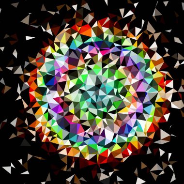 Arka plan çok renkli geometrik poligonal.