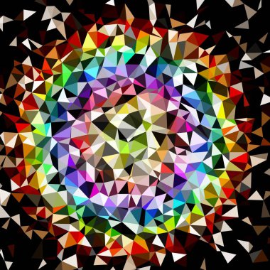 Arka plan çok renkli geometrik poligonal.
