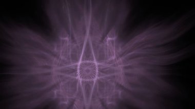 Fantezi kaotik renkli fraktal desen. Soyut Fraktal şekiller. 3D render resimde arka plan veya duvar kağıdı.