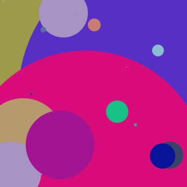 Daire geometrik zarif arka plan çok renkli desen.