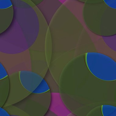 Çok renkli geometrik daire arka plan seamless modeli.