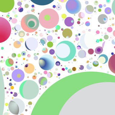 Çok renkli geometrik daire arka plan seamless modeli.