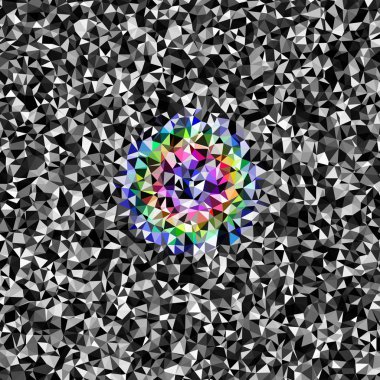 Arka plan çok renkli geometrik poligonal.