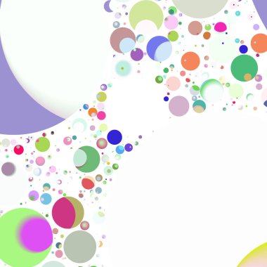 Çok renkli geometrik daire arka plan seamless modeli.