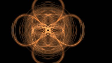 Fantezi kaotik renkli fraktal desen. Soyut Fraktal şekiller. 3D render resimde arka plan veya duvar kağıdı.