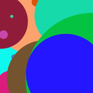 Daire geometrik büyük arka plan çok renkli desen.