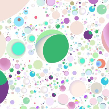 Çok renkli geometrik daire arka plan seamless modeli.