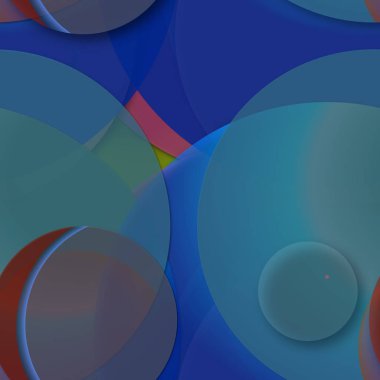 Çok renkli geometrik daire arka plan seamless modeli.