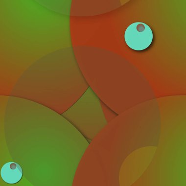 Çok renkli geometrik daire arka plan seamless modeli.