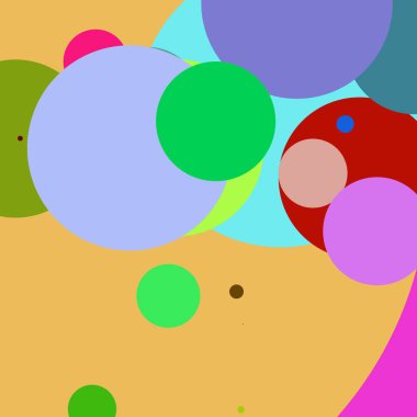 Daire geometrik güzel arka plan çok renkli desen.