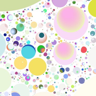 Çok renkli geometrik daire arka plan seamless modeli.
