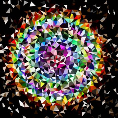 Arka plan çok renkli geometrik poligonal.