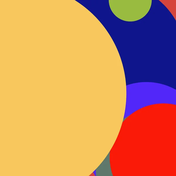 サークル幾何学的な抽象的な背景新しい多色パターン — ストック写真