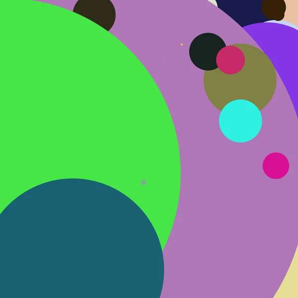 Multicolor Patroon Van Geometrische Grote Abstracte Achtergrond Van Cirkel — Stockfoto