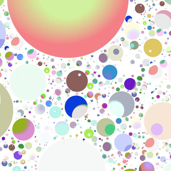 Flerfarvet Geometrisk Cirkel Abstrakt Baggrund Sømløse Mønster - Stock-foto