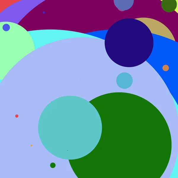 円の幾何学的なエレガントな抽象的な背景の多色パターン — ストック写真