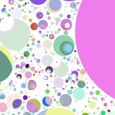 Çok renkli geometrik daire arka plan seamless modeli.