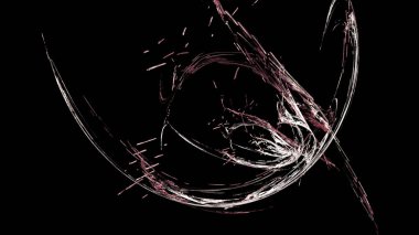 Fantezi kaotik renkli fraktal desen. Soyut Fraktal şekiller. 3D render resimde arka plan veya duvar kağıdı.