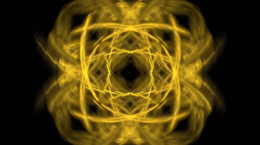 Fantezi kaotik renkli fraktal desen. Soyut Fraktal şekiller. 3D render resimde arka plan veya duvar kağıdı.