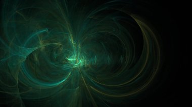 Fantezi kaotik renkli fraktal desen. Soyut Fraktal şekiller. 3D render resimde arka plan veya duvar kağıdı.