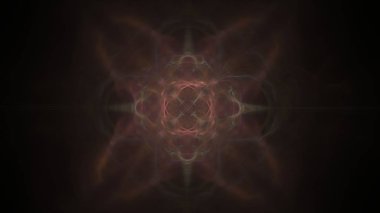 Fantezi kaotik renkli fraktal desen. Soyut Fraktal şekiller. 3D render resimde arka plan veya duvar kağıdı.