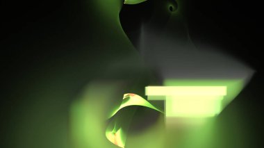 Fantezi kaotik renkli fraktal desen. Soyut Fraktal şekiller. 3D render resimde arka plan veya duvar kağıdı.