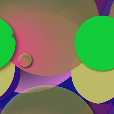 Çok renkli geometrik daire arka plan seamless modeli.