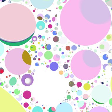 Çok renkli geometrik daire arka plan seamless modeli.