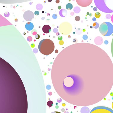 Çok renkli geometrik daire arka plan seamless modeli.