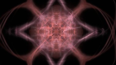 Fantezi kaotik renkli fraktal desen. Soyut Fraktal şekiller. 3D render resimde arka plan veya duvar kağıdı.