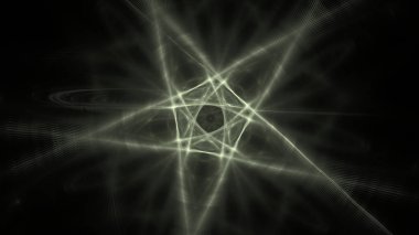 Fantezi kaotik renkli fraktal desen. Soyut Fraktal şekiller. 3D render resimde arka plan veya duvar kağıdı.