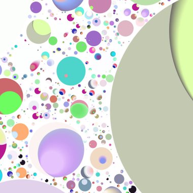 Çok renkli geometrik daire arka plan seamless modeli.